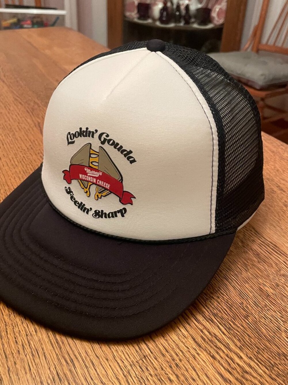 Lookin' Gouda Feelin' Sharp Murray's Wisconsin Cheese Snapback Trucker Hat Cap